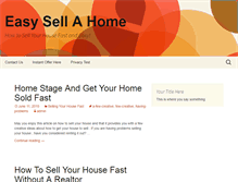 Tablet Screenshot of easysellahome.com